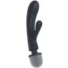 Satisfyer Triple Lover Clitoral Stimulator G-Spot and Massaging Gray