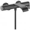 Hansgrohe Vivenis - Vaňová batéria, kefovaný čierny chróm 75420340