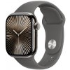 Apple Watch Series 10 42 mm Cellular prírodný titán so skalne sivým športovým remienkom S/M MWXD3QC/A