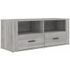 vidaXL TV skrinka sivý dub sonoma 100x35x40 cm spracované drevo