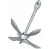 Skladacia kotva na čln 2,5 kg (štvorramenná, pozinkovaná) – ideálna pre kajak, čln a paddleboard G-031025 (02-FALT2, L77203002)