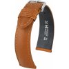 Kožený remienok Hirsch Camelgrain Pro Skin L 01009010-2, hnedý, teľatina, dĺžka L, Quick Release