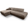 Wilsondo Rohová rozkladacia sedačka Limo - hnedá Strana: Ľavá