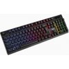 C-TECH klávesnice herní polomechanická Iris (GKB-08), casual gaming, CZ/SK, duhové podsvícení, USB