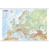 Evropa nástěnná obecně zeměpisná mapa