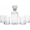 EXCELLENT Whiskey set karafa + pohár sada 5 ks krištáľové sklo, 0,9L KO-YE7300760