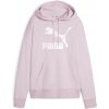 Dámska mikina cez hlavu Puma CLASSICS SHINY LOGO HOODIE W ružová 625595-60 - L