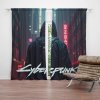 Sablio Záves Cyberpunk 2077 Výhľad na mesto: 2ks 140x250cm