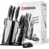 GOODA sada nožů 9 ks se stojanem