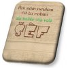 Osuška Šéf (Vyšívaná osuška pre šéfa)