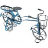 Tempo Kondela Retro kvetináč v tvare bicykla, čierna/modrá, ALBO