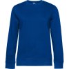 B&C Mikina B&C QUEEN Crew Neck, dámská COT01W01Q05003-royal L Modrá královská