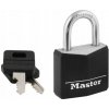 MasterLock 9140EURDBLK Visací zámek z pevného hliníku