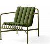 HAY Textilný podsedák Palissade Lounge Chair Low Soft Quilted Cushion, olive