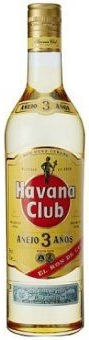 Havana Club Añejo 37,5% 3y 1 l (čistá fľaša)