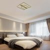 NEDES J3367/G Stropné LED svietidlo s diaľkovým ovládačom 95W, 3000K-6500K, 7000lm, IP20, zlatá