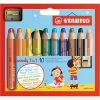 Farebné pastelky Stabilo 10 ks