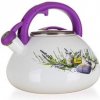 Banquet Kanvica smaltovaná pískacia LAVENDER, 3 l