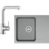 Franke SET T24 (tectonitový drez sivá OID 611-62 + batérie FN 0147) 114.0425.789