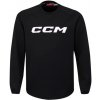 CCM mikina CCM Locker Room Fleece Crew SR Senior čierna