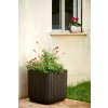 Kvetináč Keter Cube Planter M whiskey hnedý