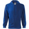 MALFINI TRENDY ZIPPER 410 / Celozapínacia klokanka s kapucňou - kráľovská modrá L