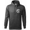 Volejbal lopta prso - Mikina pánska Cape s kapucňou - 4XL ( Tmavá bridlica (sivá so zeleným nádychom) )