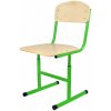 Dobse JACEK nastaviteľná školská stolička (veková kategória 4–6) – zelená