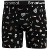 SMARTWOOL Men's Merino Print Boxer Brief Boxed Everyday BLACK GONE CAMPING - M