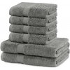 Súprava uterákov DecoKing Marina 2+4 ks sivá