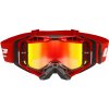 Motokrosové okuliare LS2 Aura Pro Black Red irídiové sklo