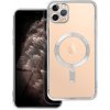Kryt Electro Mag Cover Case s MagSafe iPhone 11 Pro Max Silver