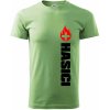 Hasiči zdravotník - Klasické pánske tričko vyššej gramáže - 4XL ( Trávová zelená )