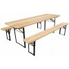 Pivný set 220x70 PROFI (Kvalitné, odolné a robustné pivné sety s vysokou nosnosťou vo veľkosti 220x70x25cm s hrúbkou dosky 3cm)