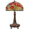 Lampa tiffany stolová POPPY 80*Ø50