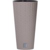 Prosperplast DRTUS200 Kvetináč RATO TUBUS + vklad 20cm mocca