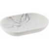 TENDANCE Miska na mydlo Everist Marble, biela