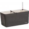 Plastia kvetináč samozavlažovací Berberis antracit + slonová kosť 40 cm
