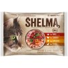 Shelma Cat kura hovädzie kačica a morka 4 x 85 g