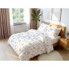 Áčko a.s. Ružomberok Flanelové obliečky LUCIA Beige, Rozmer Predĺžené: 70x90, 140x220