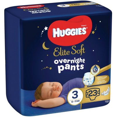 Huggies Elite Soft Pants OVN Nohavičky plienkové jednorazové 3 (6-11 kg) 23 ks