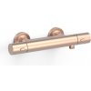 Sprchová batéria TRES Over-Wall bez sprchového setu 150 mm ružové zlato mat 19016402OPM