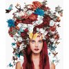 zuty Maľovanie podľa čísel - Žena s kvetinovou korunou, 80x100 cm, vypnuté plátno na rám (8596530052432)