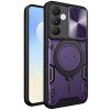 Techsuit - CamGuard Pro odolné puzdro s krytom fotoaparátu pre Samsung Galaxy S25 FE - fialové