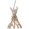 Ideal Lux 129600 závesné stropné svietidlo Driftwood 1x60W | E27 - prírodné