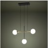 Eglo Eglo 390177 - Luster na lanku PAZ 3xE14/40W/230V zlatá/čierna EG390177 + záruka 3 roky zadarmo + záruka 3 roky zadarmo