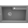 DEANTE ERIDAN granitový drez 80 x 50 cm, szary metalik ZQE_S10B