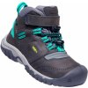 Keen Ridge Flex Mid Wp Children detská trekingová obuv KEN01 magnet/greenlake