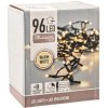 German Svetelná reťaz LED / 96 LED / 7 m / 8 funkcií / interiér / exteriér / teplá biela