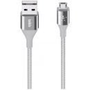 Belkin kabel F2CU051bt04-SLV USB-A 2.0 /micro-USB, 1,2m, stříbrný